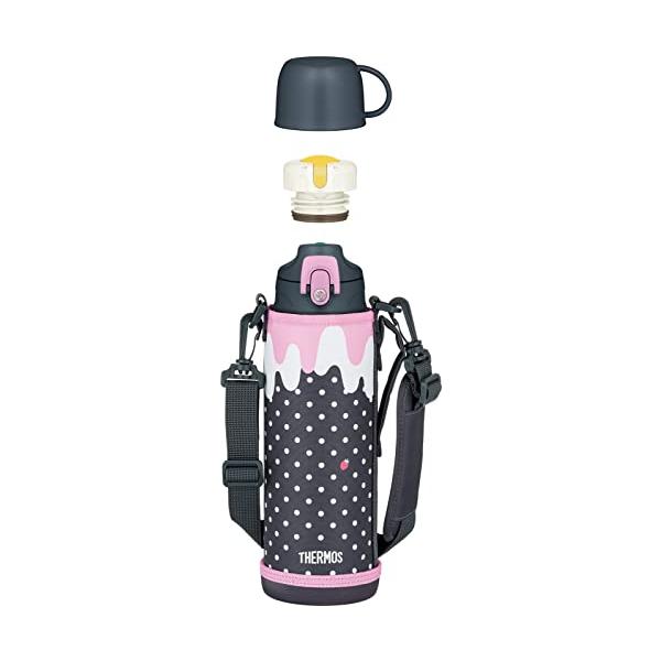 他サイト： サーモス 水筒 真空断熱2ウェイボトル 1L/1.03L グレーピンク FJJ-1001WF GYPの商品画像