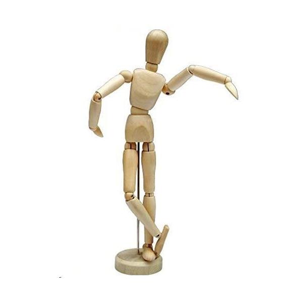 AROXIA デッサン人形 ポーズ ドール 木製 (30cm) 初心者からプロまで