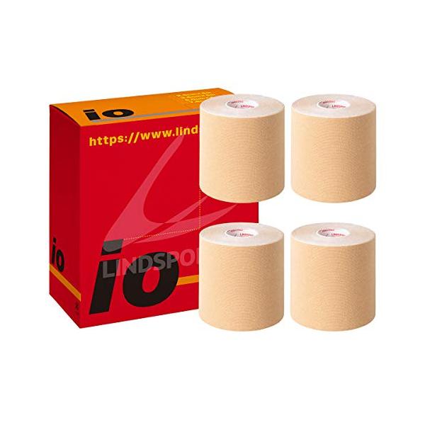 【ご購入後の当店からの連絡はご登録のメールアドレスに通知いたします。必ずご確認ください】サイズ：75mmx5.0m　内容：4本／箱テープ種別：キネシオロジーテープ撥水力：中程度 ※多少の雨や水を弾くことはできますが、お風呂・シャワーなどお湯...