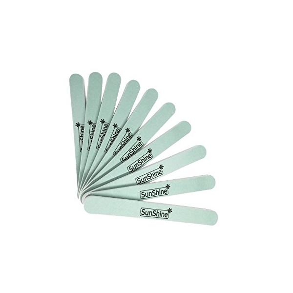 【ご購入後の当店からの連絡はご登録のメールアドレスに通知いたします。必ずご確認ください】シャイナー10本入。優れたEVAフォームやプラスチックボードで作られています。簡単！2ステップで極上仕上げ！まず、グリーンサイトでネイルをファイルし、そ...