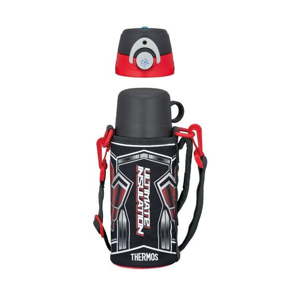 最終値下げb2nd扱い⭐︎BUTTERFLY SOUL FIRE 定約4500… THERMOS 真空断熱2WAYボトル 0.6L ブラックレッド FFG-601WF BKR