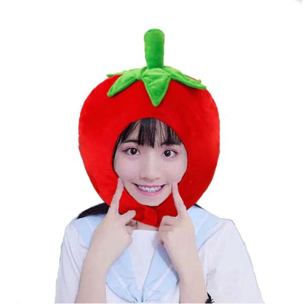 【ご購入後の当店からの連絡はご登録のメールアドレスに通知いたします。必ずご確認ください】【商品概要】見た目が可愛くて面白いトマトキャップ【トマトの被り物】です。ぬいぐるみのようなフォルムをしており愛嬌があり、周りの視線を集めること間違いなし...