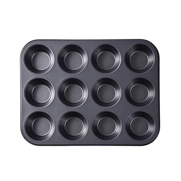 【ご購入後の当店からの連絡はご登録のメールアドレスに通知いたします。必ずご確認ください】定番のマフィン型です。型から抜きやすくキレイに仕上がります。ベースは鉄なので蓄熱率が 高くとてもキレイな焼色がつきます。シリコン加工で型抜けも抜群です。...