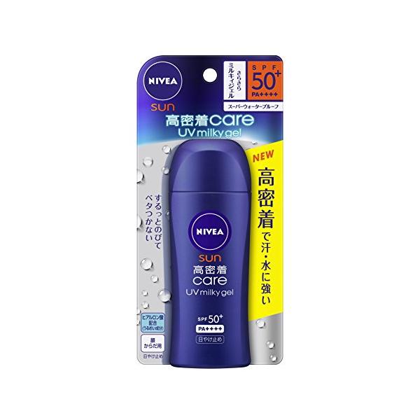 ニベアサン 高密着ケア UVミルキィジェル 80g SPF50+ PA++++ : べるお