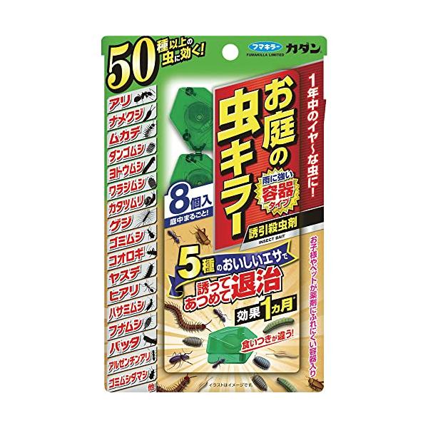 フマキラー カダン 殺虫 駆除 庭用 虫キラー 8個入