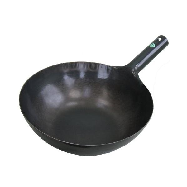 山田工業所 鉄 打出片手中華鍋(板厚1.2mm) 27cm : べるおさ本舗 - 通販