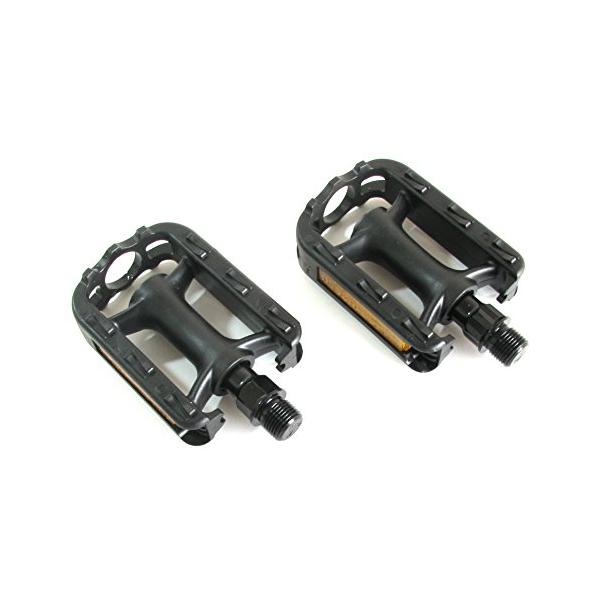 【ご購入後の当店からの連絡はご登録のメールアドレスに通知いたします。必ずご確認ください】特長:幼児自転車(12~18型)の樹脂製交換用ペダル。 サイズ:80mm×55mm 軸サイズ:9/16インチ(約14.3mm)対象シーズン:通年