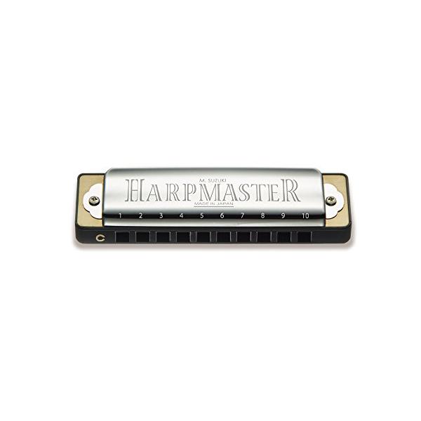 他サイト： SUZUKI スズキ 10穴ハーモニカ HARP MASTER MR-200 E♭調 シルバーの商品画像