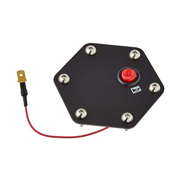 Daikei(大恵産業) プレートホーンボタン 黒アルマイト/レッド PH03