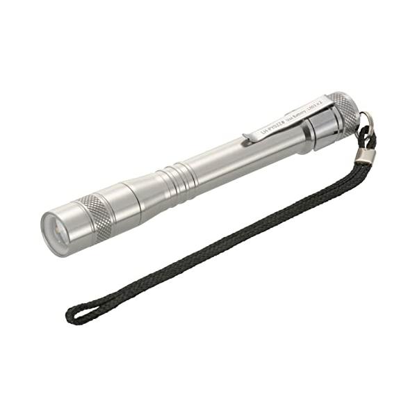 オーム電機 懐中電灯 アウトドア用ハンディライト 防水 LEDペンライト フォーカス付 200ルーメン LH-PY02Z-S2 08-1007 OHM