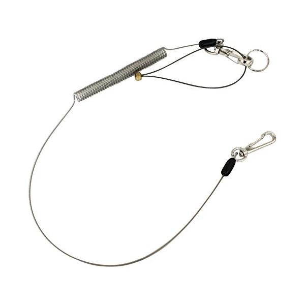 【ご購入後の当店からの連絡はご登録のメールアドレスに通知いたします。必ずご確認ください】カラー:クリアコード径:3.0mmワイヤー径:1.0mm最大使用荷重:1kgまで最大伸長:1800mm