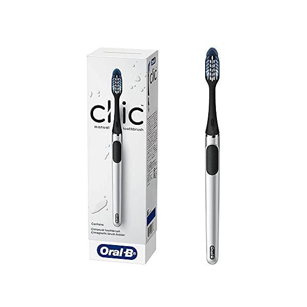 clicfit オーラルB クリックフィット クロムブラック本体 オーラルB ClicFIT クリックフィット クロムブラック 歯ブラシ 本体
