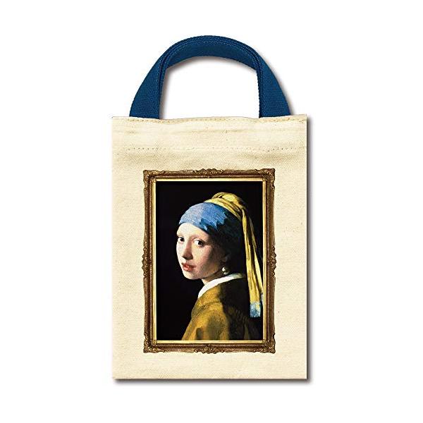名画コットンミニバッグ 〜ミュージアムコレクション〜 フェルメール「青いターバンの少女」