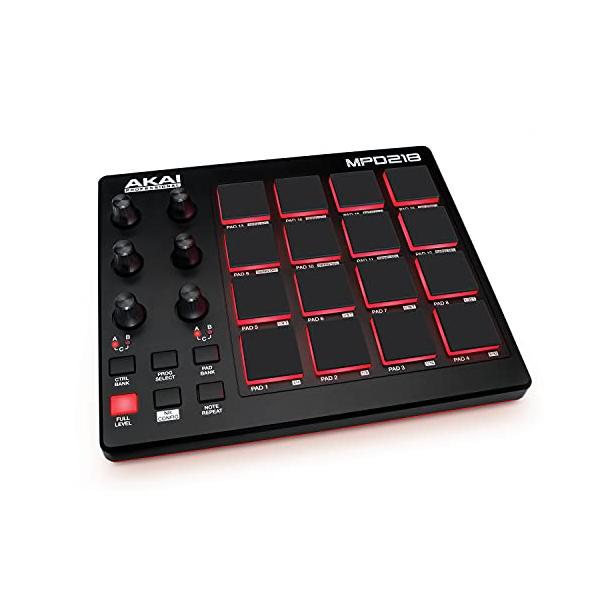 Akai Professional USB MIDIコントローラー 16パッド 音源ソフト付属