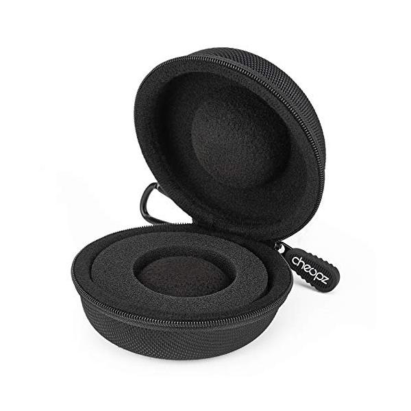 Cheopz 時計ケース 腕時計 ケース シングル 収納 ボックス ウォッチケース スマート時計用 50mmまで ラベル 旅行 出張 持ち運び (ブラ