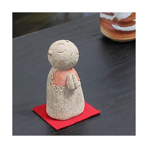 信楽焼 お地蔵様 置き物【わらべ地蔵 me-0015】守り神 お地蔵