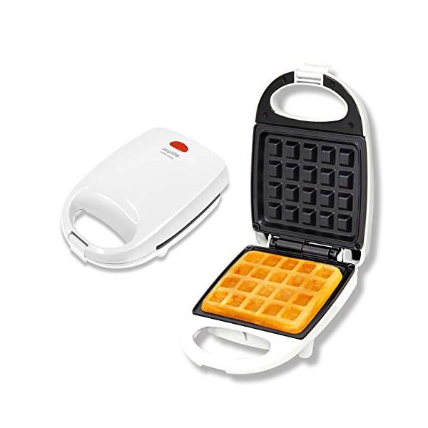 【ご購入後の当店からの連絡はご登録のメールアドレスに通知いたします。必ずご確認ください】【商品概要】■生地をはさんで3分待つだけ！自宅で焼きたての手づくりワッフルが作れます。■電気式の自動調理だから安心・安全で誰でも簡単に操作できます。■ト...