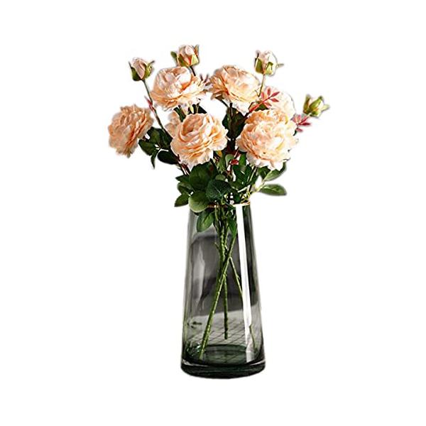 【ご購入後の当店からの連絡はご登録のメールアドレスに通知いたします。必ずご確認ください】材質： ガラス 色: クリア グレイサイズ：高さ22cm 口径:8.3cm、高級感に溢れています。底の部分に重心があるので安定感があり、滑り止めのつや消...