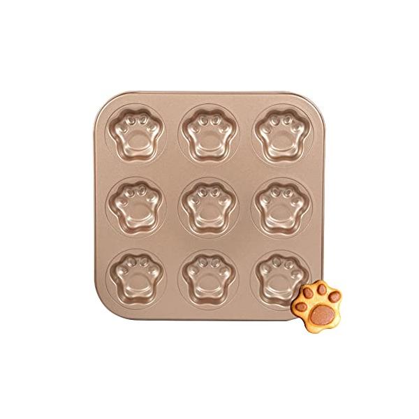 【ご購入後の当店からの連絡はご登録のメールアドレスに通知いたします。必ずご確認ください】【商品概要】【耐熱材質】マフィン 型 サイズ：本体：26*26*2CM；カップ直径：6.5CM 材質:高品質の重炭素鋼(シリコーン樹脂焼付塗装)(耐熱温...