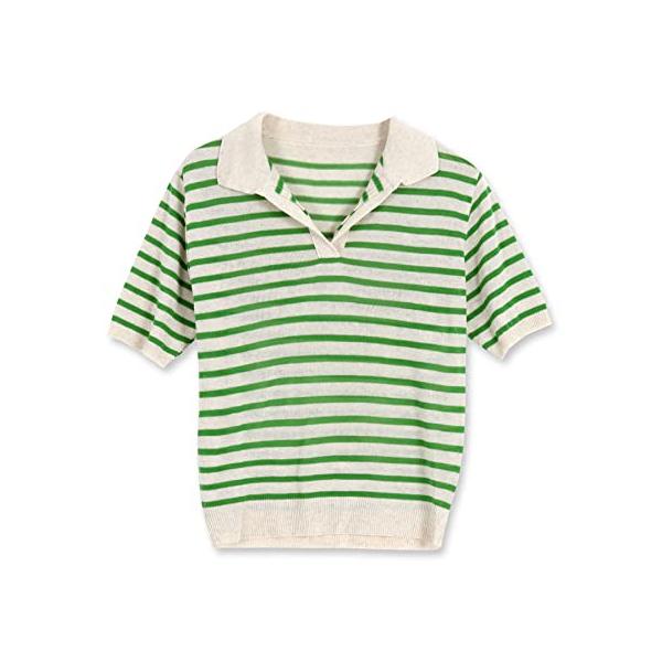 【ご購入後の当店からの連絡はご登録のメールアドレスに通知いたします。必ずご確認ください】【商品概要】お洒落さがグッとアップするサマーニットトップス。ナチュラルな風合いが魅力のこなれボーダー柄。抜け感のあるオトナデザインが１枚はもっておきたい...