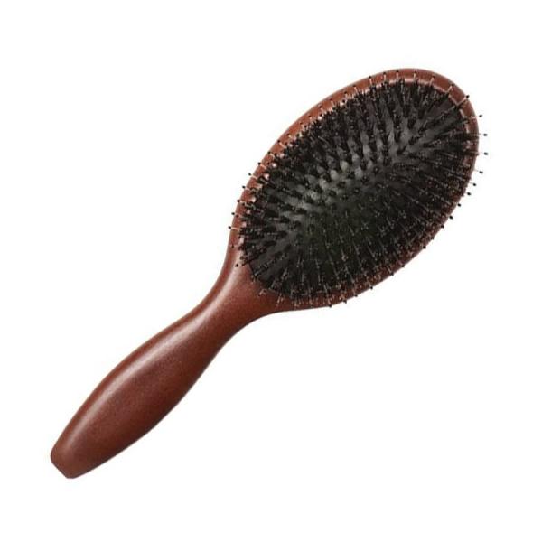 木製ヘアブラシ BESTOOL ヘアブラシ 豚毛 くし 木製 櫛 パドルブラシ メンズ