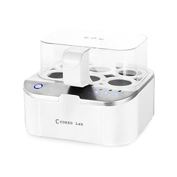 【ご購入後の当店からの連絡はご登録のメールアドレスに通知いたします。必ずご確認ください】【商品概要】色　ホワイトブランド　CORED Lab（コレドラボ）サイズ　幅19、奥行き17.5、高さ15cm【商品説明】業界初！3段階の茹で上がりを音...