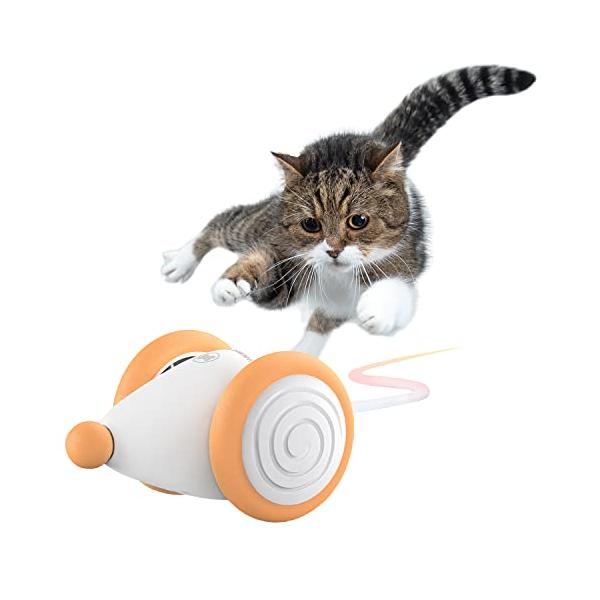 他サイト： 【猫ちゃんのイタズラ友だち】 猫 おもちゃ ねずみ 自動 ウィキッド・マウス （Apricot）の商品画像