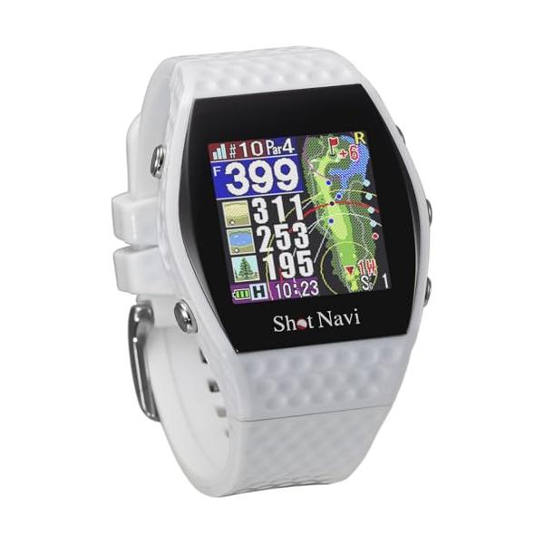 他サイト： ShotNavi INFINITY(ショットナビ) WH 最新GPSチップ「M10」 グリーン形状 超軽量48g 日本製 GPSゴルフナビ ゴルフ距離の商品画像
