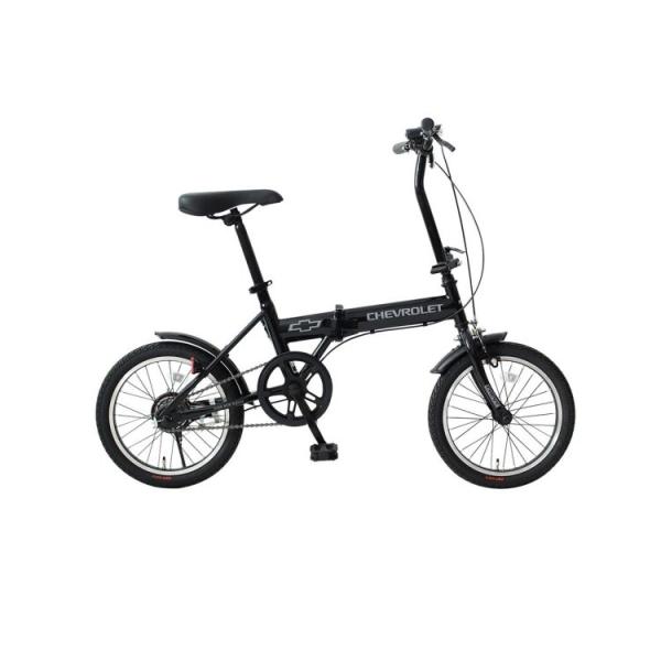 [折畳み自転車] CHEVROLET シボレー｜16インチ折畳自転車BK（BAA仕様）ブラック MG-CV16BAA-BK 送料無料 (北海道・沖縄・離島別送料)