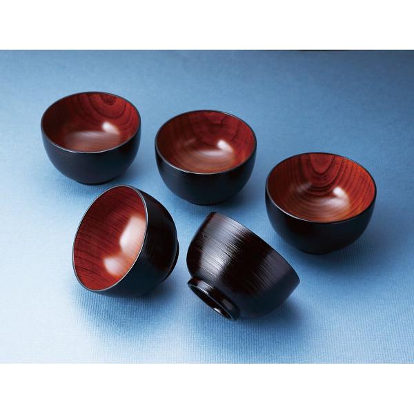 さび漆 はけ目 大椀揃 汁椀 セット 和食器 食器 ご自宅用