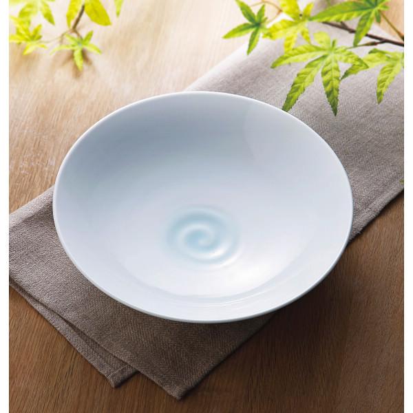 山口隆作 青白磁 なると渦紋 鉢 和食器 食器 ご自宅用 プレゼント