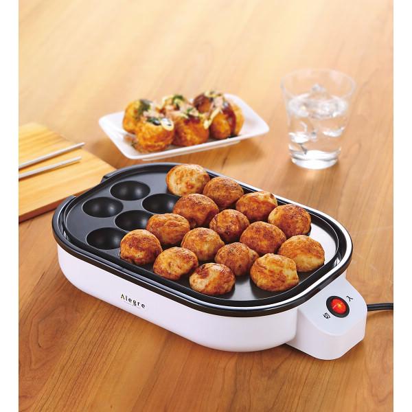 大切な方への贈り物に、ご自身へのご褒美に。●直径約4cmのアツアツのたこ焼が一度に20個作れるシンプルな電気たこ焼器。ホットケーキミックスなど生地を変えればミニカステラなどのおやつ作りも楽しめます。チーズやツナなどタコ以外の具材を入れてあな...