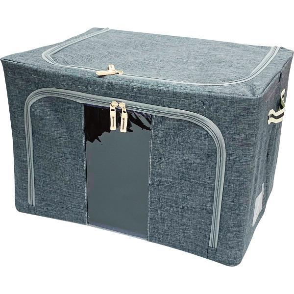 窓付き収納ボックス 5個セット グレー 収納 家具 ご自宅用 プレゼント