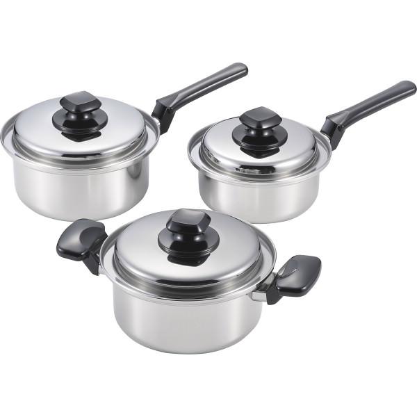 ヘルシークック ステンレス鍋3点セット 鍋 セット キッチンツール