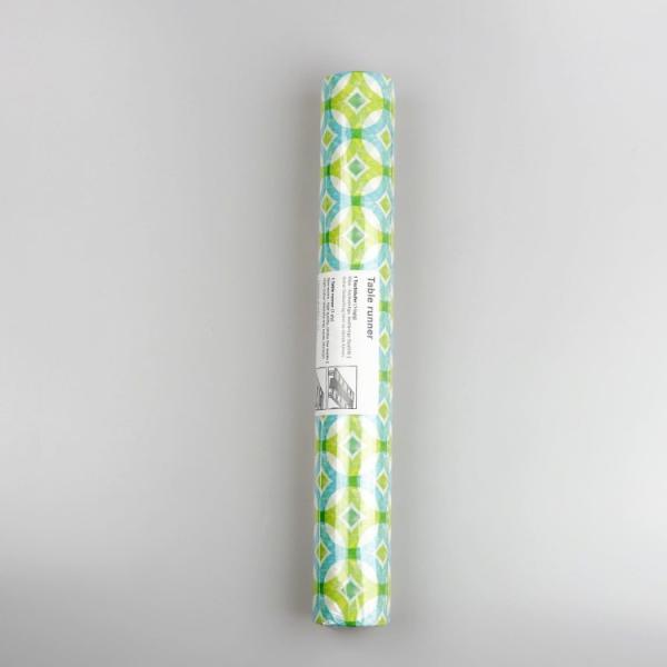 POPでカラフルなものから、シックなデザインまで幅広く楽しめるPAPER+DESIGN。日常使いから、ホームパーティやピクニックのお供などにも。デコパージュにも最適！食卓が楽しく彩ります。400x32.5cm ブルー×グリーン模様 PD95...