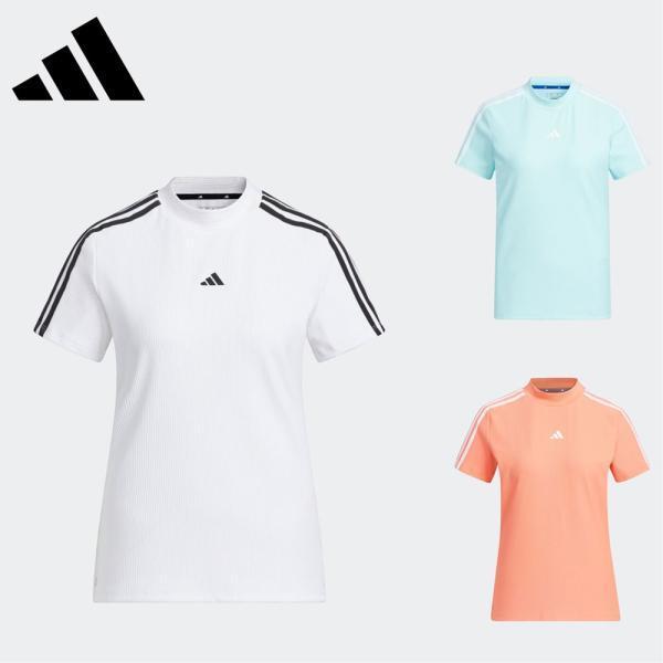 adidas アディダス レディース ゴルフウェア シャツ スリーストライプ