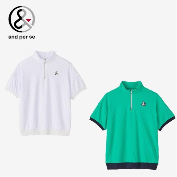 セール and per se アンパスィ レディース ゴルフウェア シャツ ドライ