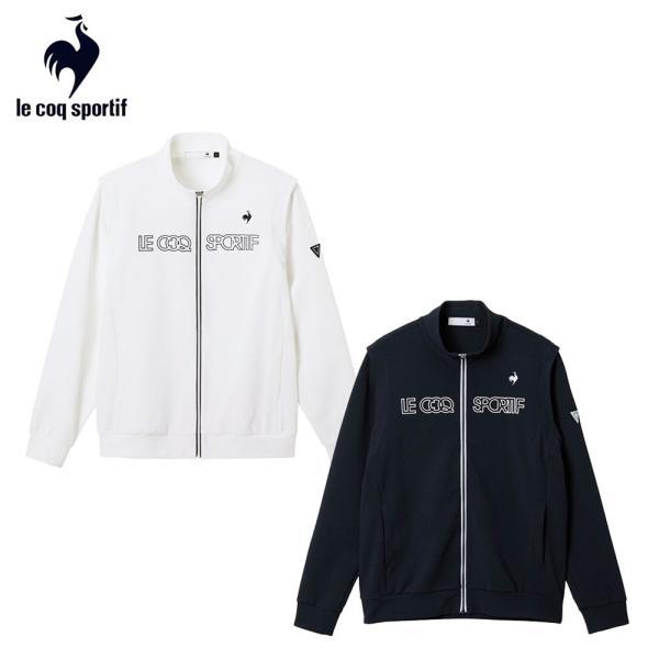 【セール】 le coq sportif ルコックスポルティフ メンズ ゴルフウェア ジャケット 袖取り外し可能 2WAYジャケット LG5FSW02M 25FW 秋冬 吸汗