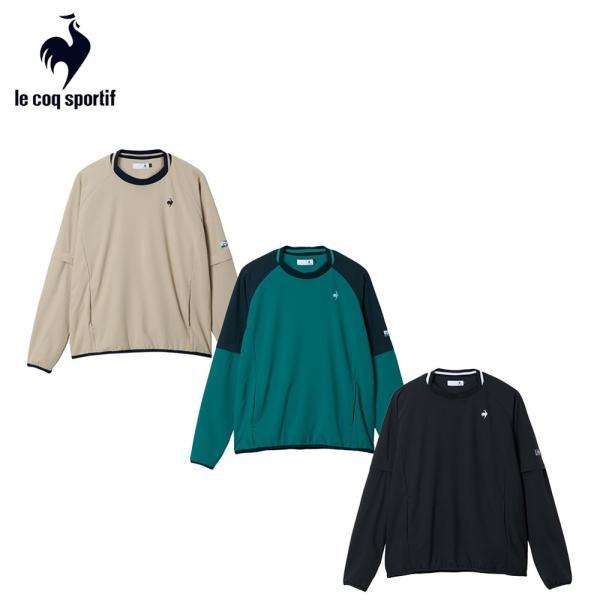 【セール】le coq sportif ルコックスポルティフ メンズ ゴルフウェア ブルゾン プルオーバー2WAYブルゾン LG5FWB03M 25FW 秋冬 はっ水 2WAYストレッチ