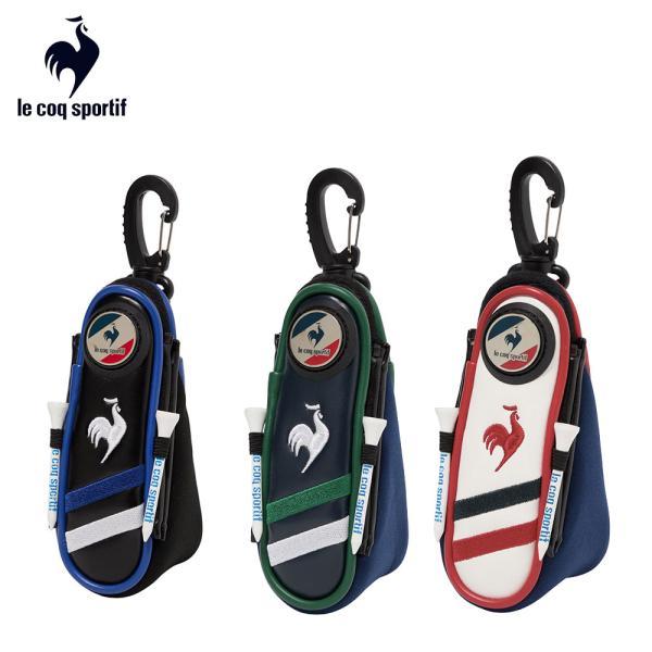 【セール】 le coq sportif ルコックスポルティフ メンズ ゴルフ ボールポーチ マグネット開閉ボールホルダー2個用 LG6SBZ00M 26SS 春夏 軽量