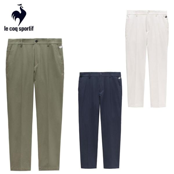 le coq sportif ルコックスポルティフ メンズ ゴルフウェア パンツ Sunscreen NIR サッカーストライプスラックス LG6SLP57M 26SS 春夏 吸汗速乾