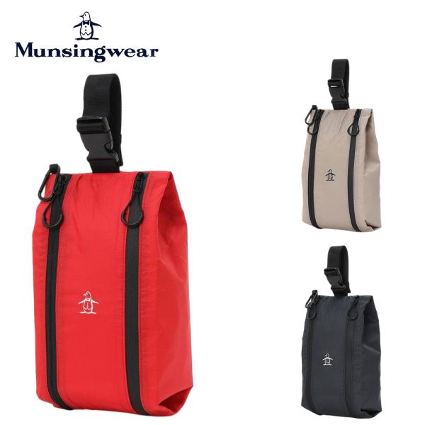 Munsingwear マンシングウェア ユニセックス ゴルフ 保冷バッグ パッカブル保冷バッグ MG6FBZ41U 26FW 秋冬 ペットボトル2本収納 コンパクト