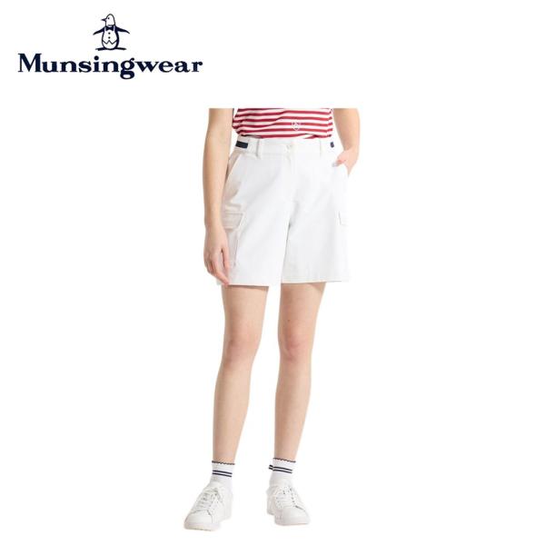 Munsingwear マンシングウェア レディース ゴルフウェア パンツ 神白2WAYストレッチハーフパンツ MG6SHP35L 26SS 春夏 カーゴポケット 遮熱
