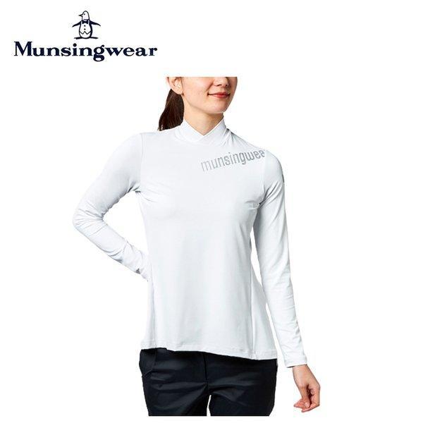 セール Munsingwear マンシングウェア レディース ゴルフウェア シャツ エンボイ 神白 ブラトップ モックネック MEWUJB01 ストレッチ UV CUT