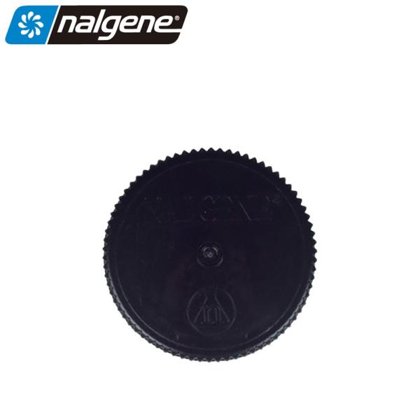 NALGENE ナルゲン ユニセックス アウトドア 水筒 マグボトル 広口0.5L用フラットキャップ ブラック 90110 26SS 春夏 ポリプロピレン キャンプ用品