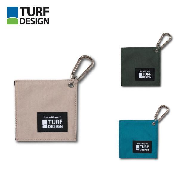 【セール】TURF DESIGN ターフデザイン ユニセックス ゴルフ ボールクリーナー TDBC-BE70 26FW 秋冬 ポケットサイズ ボール拭き PVCコーティング