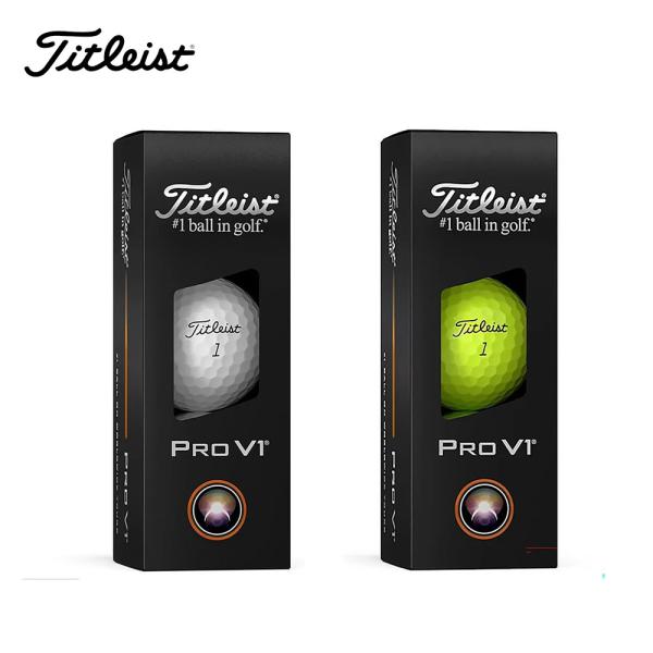 2個以上同時購入で送料無料 TITLEIST タイトリスト ゴルフボール PRO V1 3球入 1スリーブ 2025年モデル