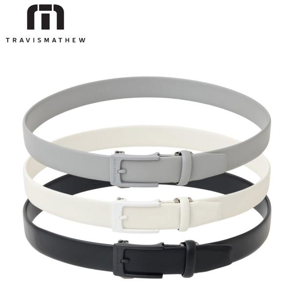 TravisMathew トラヴィスマシュー メンズ ゴルフ ベルト セレーションベルト 7AN081 26FW 秋冬 スライド式アジャスター ロゴデザイン カット可