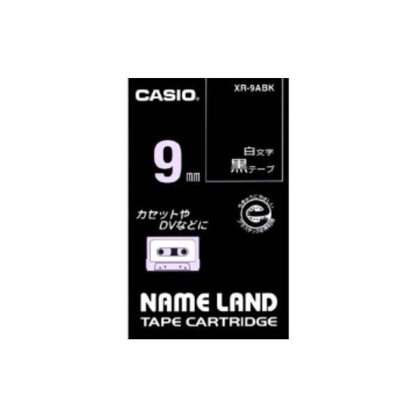 �J�V�I(CASIO) XR-9ABK  �l�[�������h �������e�[�v 9mm�� ���n