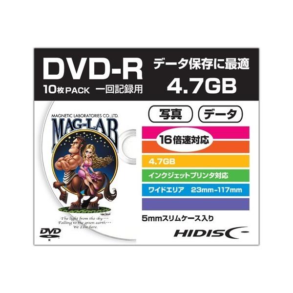 HIDISC HDDR47JNP10SC f[^pDVD-R XP[X10pbN